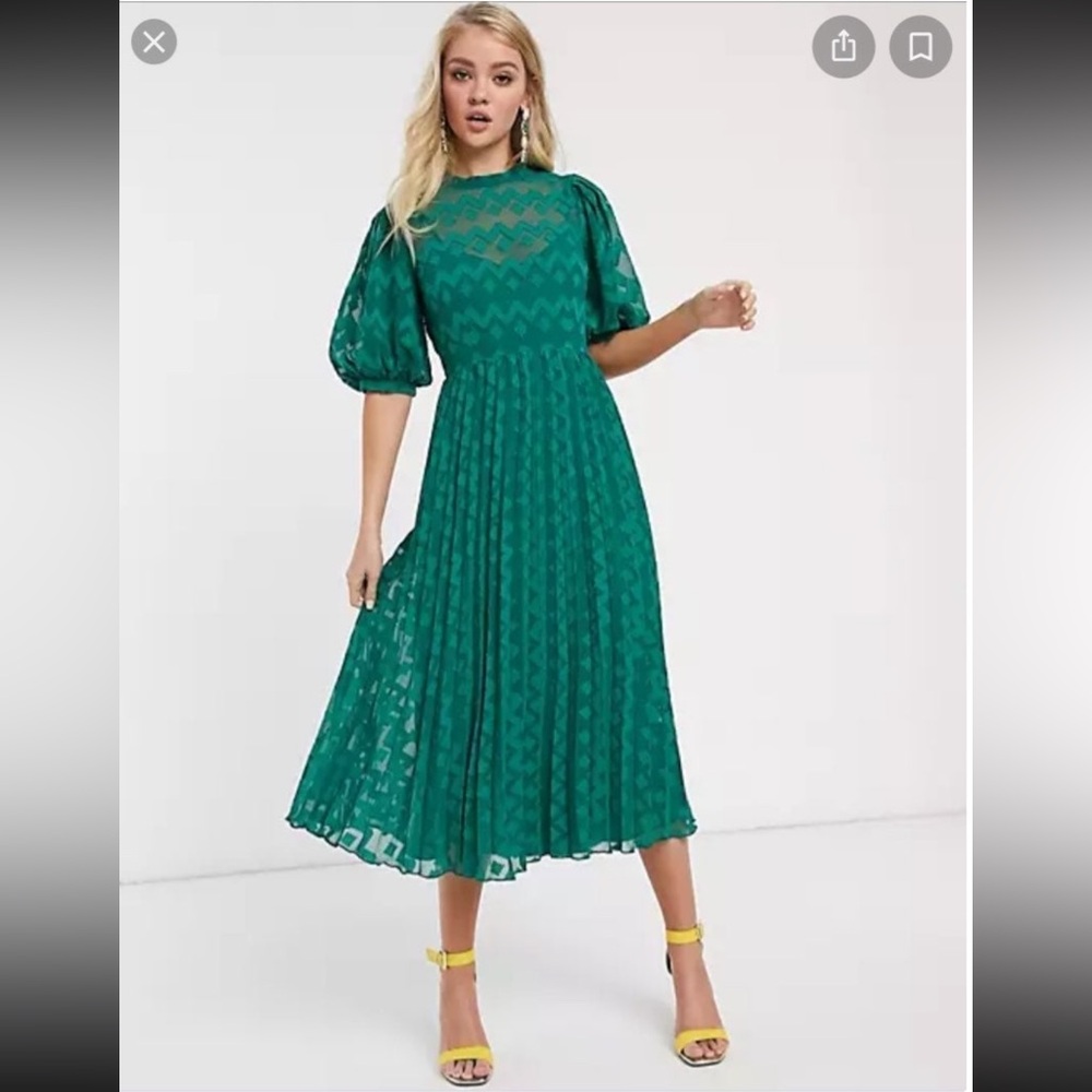 ASOS DESIGN Chevron Dress